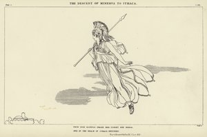 The Descent of Minerva to Ithaca by John Flaxman
